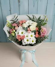 Букет цветов из:  Розы, Лизиантусы и Хризантемы #REPLACE_PRED# Дзержинске