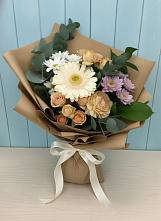 Букет цветов из:  Герберы и Хризантемы в Дзержинске