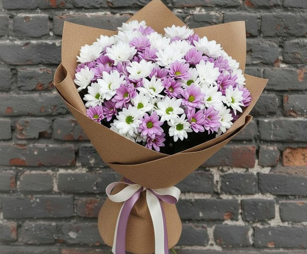 Букет цветов из: Хризантемы в Дзержинске
