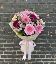Букет цветов из:  Герберы и Хризантемы #REPLACE_PRED# Дзержинске