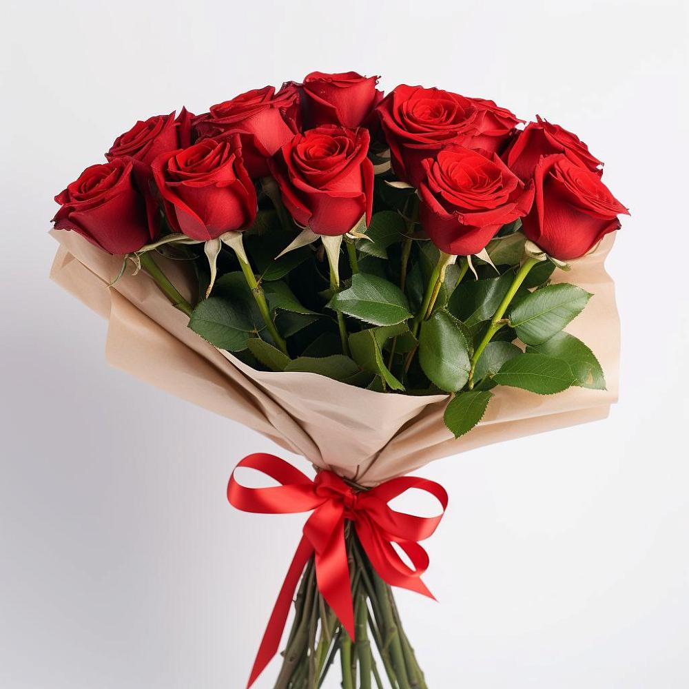 Букет 11 Красных роз Эдлесс Лав в Дзержинске