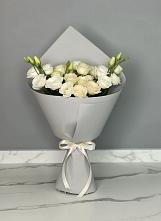 Букет цветов из:  Розы и Лизиантусы в Дзержинске